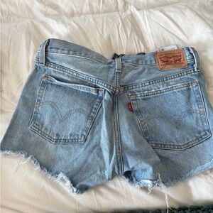 Levi's 501 Light Blue Jean Shorts